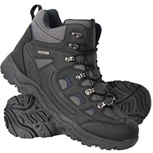 Mountain Warehouse Adventurer Wasserdichte Herrenstiefel Schwarz Herren-Schuhgröße 45 DE