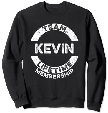 Lustiges Namensschild mit Aufschrift My Name Is Kevin Sweatshirt