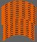 Grafisches Kit Felgenaufkleber kompatibel für KTM SX SXF EXC 18 19 21 (02) glänzend