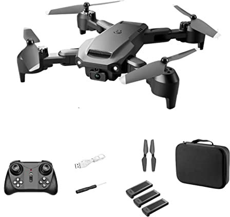 Drone with Camera for Adults 6k, Anti-shake Dual Camera Foldable Drone, 3 Batteries 45 Running Time, Altitude Hold, Auto Obstacle Avoidance, Rc Quadcopter Drone Toys Gifts for Kids and Adults