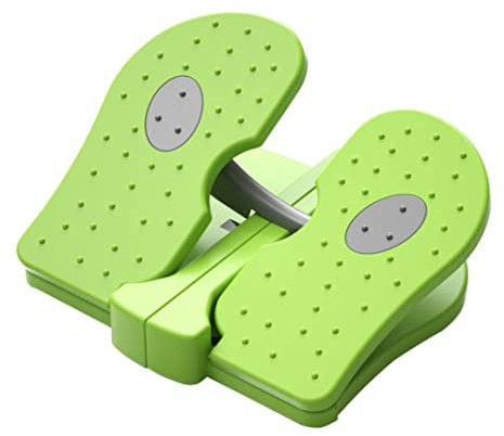 Mini Stepper Under Desk Exerciser Foot Pedal Foldable Fitness Stair Stepper Green