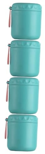 SkVLf Recipiente térmico para alimentos 4 en 1: tarro térmico para sopa, vaso para microondas y botella de agua