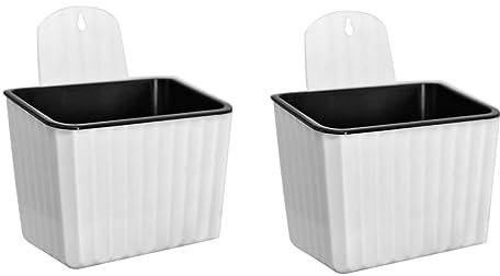 VANZACK Lot De 2 Pots Darrosage Automatiques À Suspendre Au Mur pour Plantes Succulentes Stockage De Leau Style Futur
