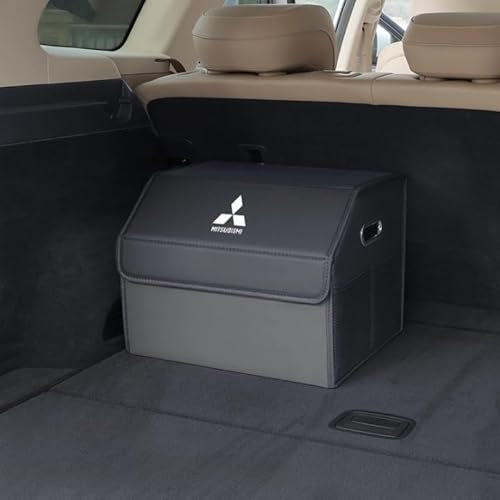 JOEBO Auto Lagerung Tasche Klapp Reise Aufräumen Box Stamm Werkzeuge Fall Für Mits-ubishi Colt Lancer Cordia Debonair Delica Diamante Dingo Dion e-Evolution Eclipse,Grey