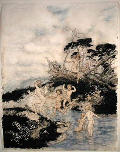 PSVDCTOO Gefeiert Wandbilder Kunst Poster Poster Wandbild Oh, was für Eine Gute zeit zum leben von arthur rackham für Heimdekoration60x90cm
