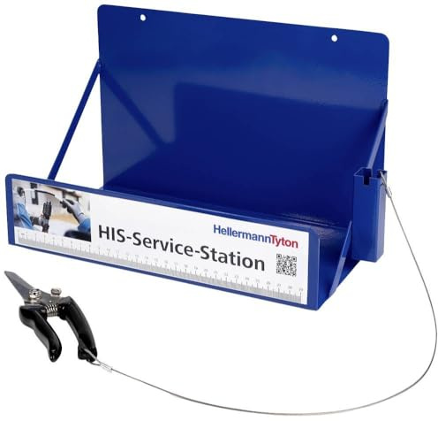 HellermannTyton 300-30002 Lagerregal für Schrumpfschlauchboxen Blau 1 St.