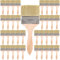 DAJAVE 24 Pcs 3 Inch Paint Brush, Small Paint Brush Set Decorating Fence Paint Brushes Wall Paint Brush Set for Walls, Furniture, Wood, Fences, Deck