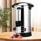 Fiqops Bouilloire à vin chaud, 8 l, avec robinet, thermostat, 1500 W, en acier inoxydable, avec indicateur de niveau d'eau, bouilloire à vin chaud, température réglable de 30 à 110 °C, pour boissons