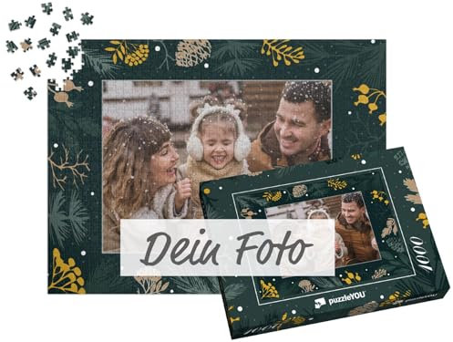 Fotopuzzle 1000 Teile - Puzzle selbst gestalten - Design Weihnachten Tannenduft - puzzleYOU Puzzle personalisiert mit eigenem Bild erstellen - Querformat