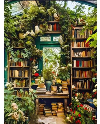 Luckyarina Malen Nach Zahlen Landschaft für Erwachsene - DIY Ölgemälde für Home Décor (30x40cm)