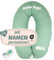 sei Design XXL Stillkissen Seitenschläferkissen - Musselin-Bezug personalisiert mit Namen Geburtsdatum: personalisierte Geschenke zum Geburt Baby Geschenk für Junge oder Mädchen