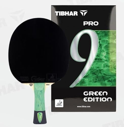 Tibhar Pro Green Edition Tischtennisschläger - TT-Schläger mit ITTF Genehmigung