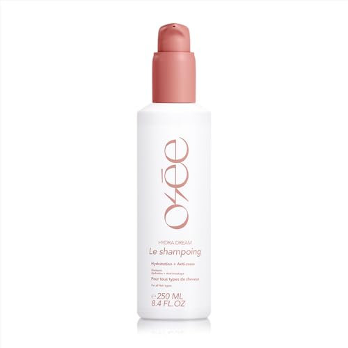 Osée - Hydra Dream Shampoo 250 ml – reparierende Ernährung & Feuchtigkeitsversorgung gegen Bruch – vegane Formel mit pflanzlichem Keratin und Reisprotein, angereichert mit Aloe Vera-Extrakt