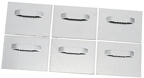 Artibetter 6pcs Bathroom Holders Wall Mounted Hooks Glass Mirror Hangers Adhesive Hooks