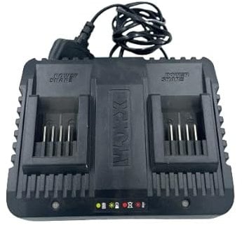 Genuine Battery Charger WA3772 Dual 20v For WORX Lawnmowers - WG779E