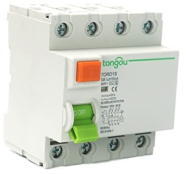 Interruttore Automatico Miniaturizzato Interruttore Di Differenziale Ritardo Tipo Elettromagnetico(4 Pole 300 mA,16A)