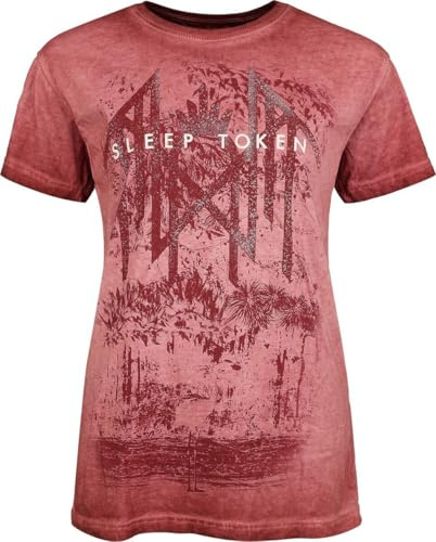Sleep Token Even In Arcadia Frauen T-Shirt rot Band-Merch, Bands