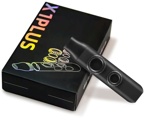 GOOHOCHY Professionelles Kazoo mit Doppelloch Ersatzmembranen und Trageband Tragbares Blasinstrument für Musikliebhaber und Anfänger