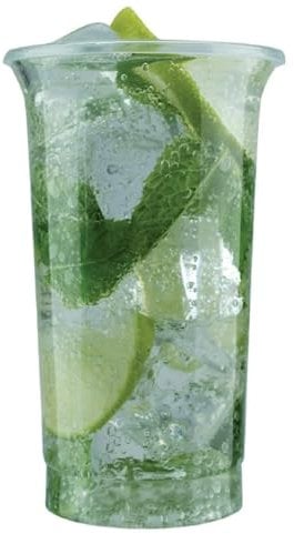 AIOS Crack-Resistant Plastic Highball Glass/Slim Jim/Tall Pimms Glass 340ml (12 oz) Clear - Pack of 50