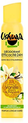 Ushuaïa – Deodorant für Damen, Zerstäuber mit Vanilleblüte, beruhigend aus Polynesien, 200 ml