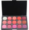 FantasyDay® 15 Colori Rossetti Lucidalabbra Palette Trucco - Adattabile a Uso Professionale che Privato