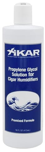 Xikar PG Propylenglykol-Lösung für Zigarren-Luftbefeuchter, Modell 815xi 16 FL Oz, Requisite Glykol-Kunststoff, Schwarz, 454 g