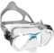 Cressi Big Eyes Evolution Crystal Mask - Adult Diving & Snorkeling Mask, Crystal Silicone, Transparent/Blue White
