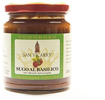 San Vicario Tomatensauce mit frischem Basilikum 280g