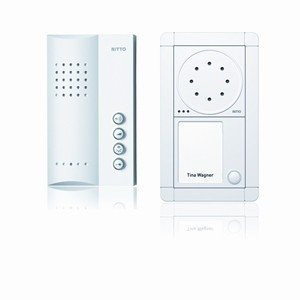 Ritto RGE1891370 Portier Audio Set Freisprechstelle 1 WE, weiß, inkl 50 +Punkte
