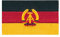 hegibaer 60 x 35 mm DDR Flagge Ost-Berlin Germany Flag Patch Aufnäher Aufbügler 0676 B