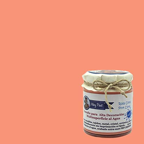 Pintura Multisuperficie al agua Mate efecto Chalk 250 (Rosa Coral)