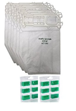 12 SACCHETTI IN MICROFIBRA + 12 PROFUMI PER FOLLETTO vorwerk VK135 136
