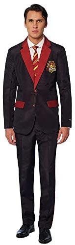 Suitmeister Herren Men Suit Business-Anzug Hosen-Set,Gryffindor,M