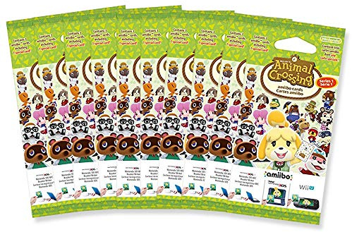 Unbekannt 10x Amiibo Karten 3 Stück Animal Crossing Happy Home Designer Vol. 1