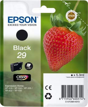 T2981 / Erdbeere – Tintenpatrone Claria, Schwarz