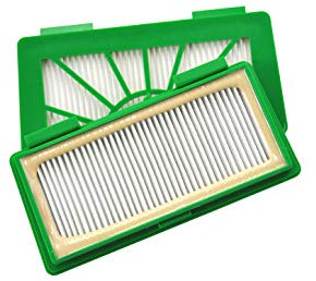 Premium Ersatzteile 2 Hepafilter Allergiefilter geeignet für Vorwerk Saugroboter VR 100 VR100 und NEATO XV11, XV12, XV15, XV21, XV25, XV Signature
