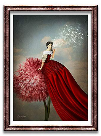Cathrin Welz-Stein Hochwertiger Kunstdruck Poster Print – Imagination – Künstlerin A4-210mm x 297mm Badezimmer Deko Bilder Wohnzimmer Poster & Kunstdrucke | Lieferung ohne Rahmen
