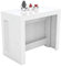 VE.CA Karen – Consola extensible de madera – Dimensiones: 90 x 77 x 51,5 a 300 cm – Color: blanco brillante – Decoración de cocina – Fabricado en Italia