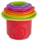 Playgro Jouet de Bain Gobelets Empilables, Jouets de Bain pour Bébés, À partir de 9 mois, Sans BPA, Coloré, 40217