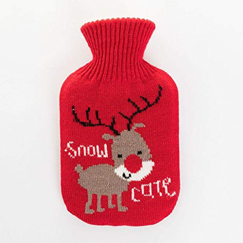 bouillotte animaux Bouteille d'eau chaude injection anti-déflagrant en peluche taille adulte bande dessinée en caoutchouc sac d'eau chaude cadeau 500ML