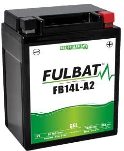 FULBAT BATTERIE MOTO FULBAT GEL FB14L-A2 (12N14-3A) YB14L-A2 12V 14,7AH 175A