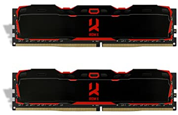 Goodram - IRDM X DDR4 RAM - 2x16GB, 3200MHz CL16, DIMM - Dual/Single Rank - Low Profile Heatspreader - Für Gaming & Alltag - Verbesserte Kühlkörper, die Wärme ableiten - Schwarz