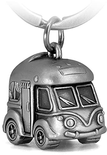 FABACH Camper Schlüsselanhänger Wohnmobil - Campervan Geschenk Camper Geschenke Wohnmobil - Van Accessories Miniatur Van Wohnmobil - Camping Geschenkideen für Wohnmobilfahrer Wohnmobilbesitzer