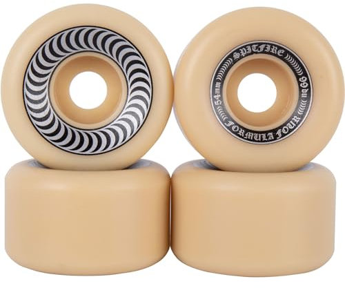 Spitfire Wheels Formula Four Skateboard-Räder, OG Classics 99, Weiß, 54 mm