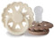 FRIGG Fairytale Schnuller 2 Packung | Silikon Schnuller | BPA-Frei | Hergestellt in Dänemark | Symmetrischer Sauger in Kirschform| (Cream/Silky Satin, Größe 2 (6-18 Monate))
