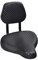 AlveyTech Bike Saddle Seat with Backrest - Wide Soft Comfort Replacement with Padded Back Cushion - Universal Adult Trike Seat Mountain Bikes, Road Cruiser Bicycle, Exercise Tricycle