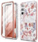 SURITCH Kompatibel mit Samsung Galaxy S23 Plus Hülle Marmor Handyhülle mit Integriertem Displayschutz 360 Grad Komplettschutz Schutzhülle für Samsung Galaxy S23 Plus (Marmor Rose)