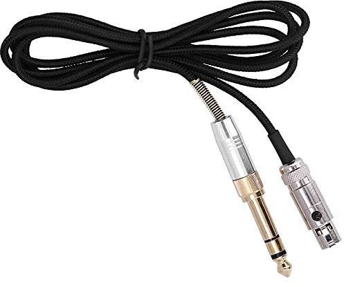 Zunate Câble Adaptateur, Câble de Casque D'interface Mini XLR 6,35 Mm / 3,5 Mm, pour Q710 K712 K240 K141 K271 K702, Plug and Play