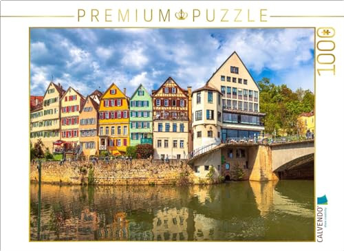 CALVENDO Puzzle Neckarmauer bei der Eberhardsbrücke | 1000 Teile Lege-Größe 64 x 48 cm Foto-Puzzle für glückliche Stunden