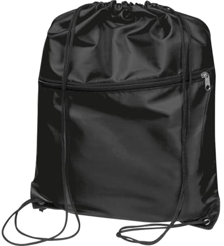 Gymbag / Sportbeutel / Turnbeutel aus RPET / Farbe: schwarz